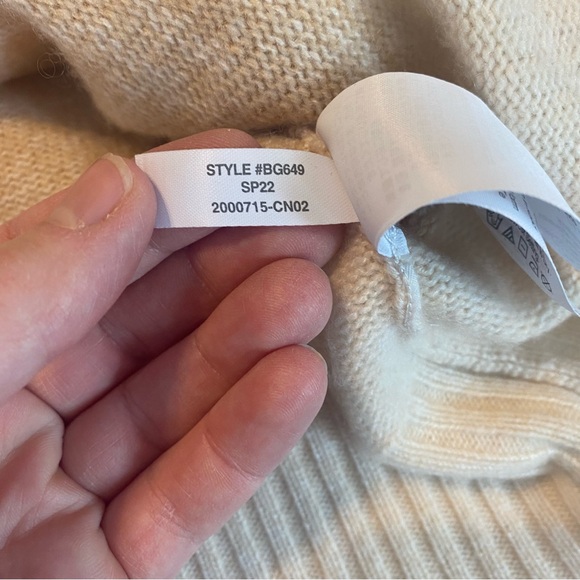 J.Crew Cashmere Marled Sweater In Stripe Size Large - Picture 4 of 9